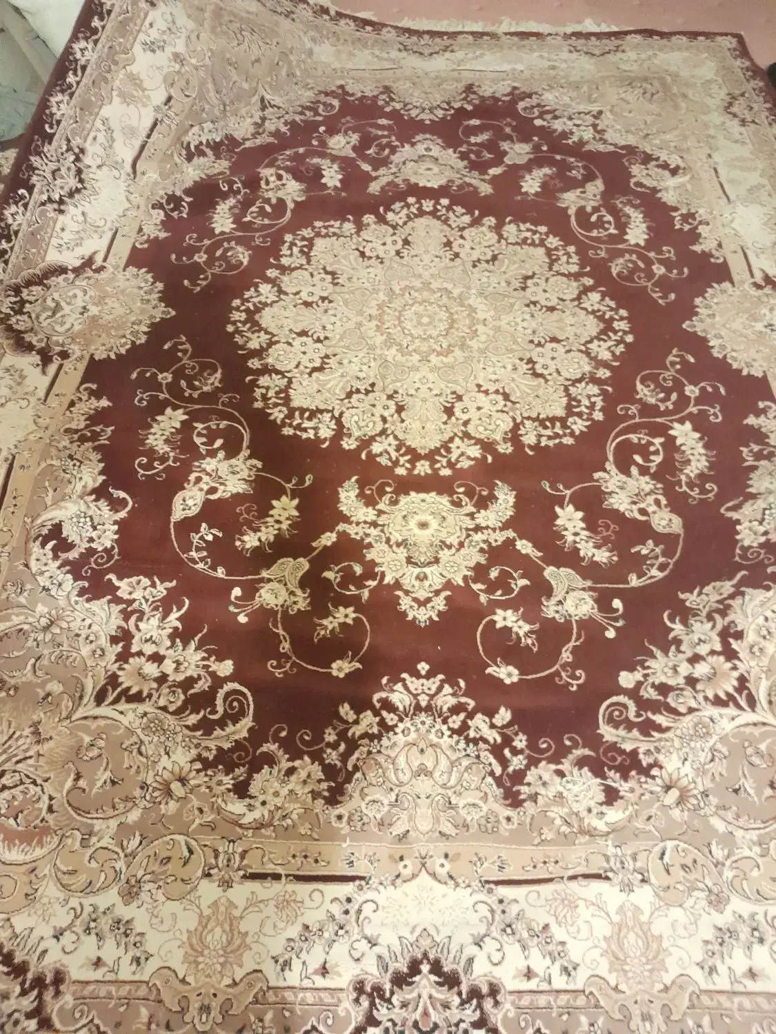 فرش ۹متری|فرش|سراب, |دیوار