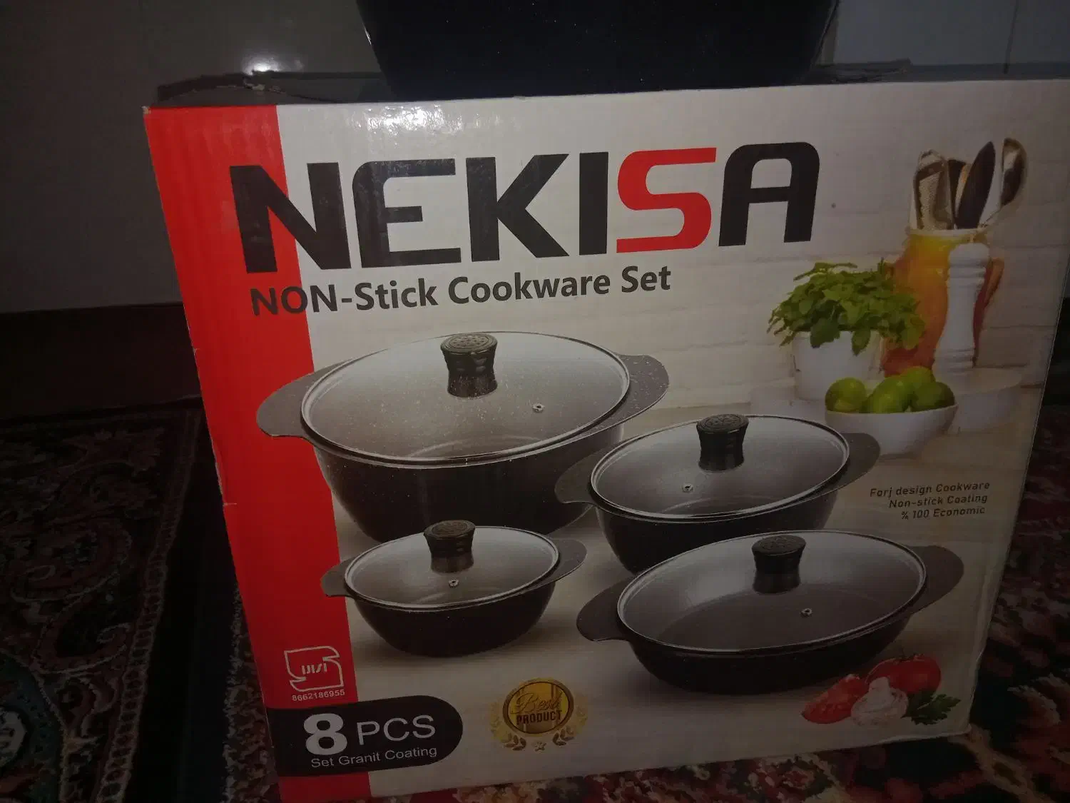 سرویس قابلمه چدن|ظروف پخت‌وپز|آق قلا, |دیوار