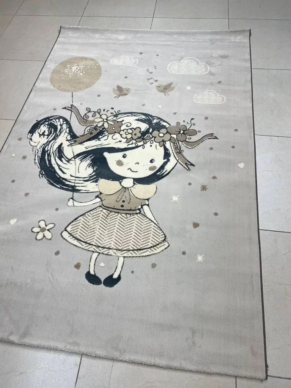 فرش ماشینی کودک ۴ متری دخترانه کد ۱۴ (فرش هنرمند)|فرش|تبریز, |دیوار