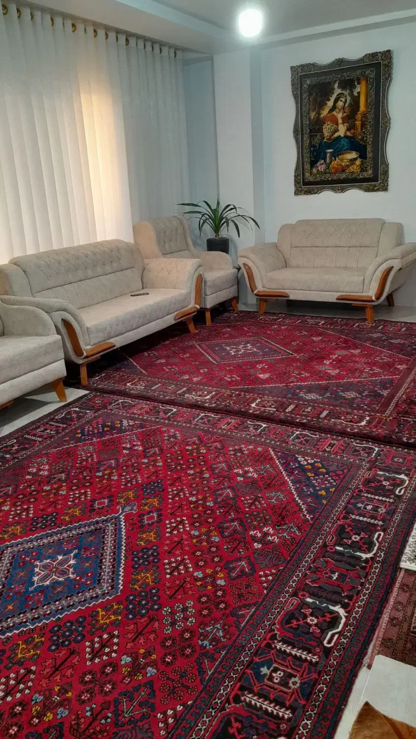 ۲تخته فرش جوشقان ۹ متری ۱تخته ۶متری کاشان  ر|فرش|قرچک, زیبا شهر|دیوار