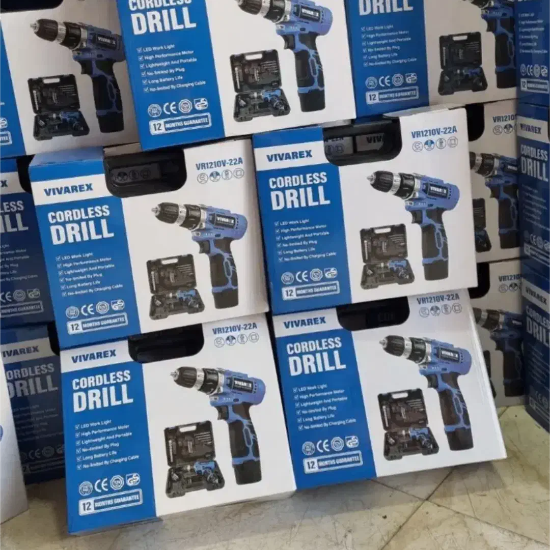 دریل شارژی ویوارکس مدلBSB12/از بتن عبور می‌کنه/اصل|ابزارآلات|سنندج, |دیوار