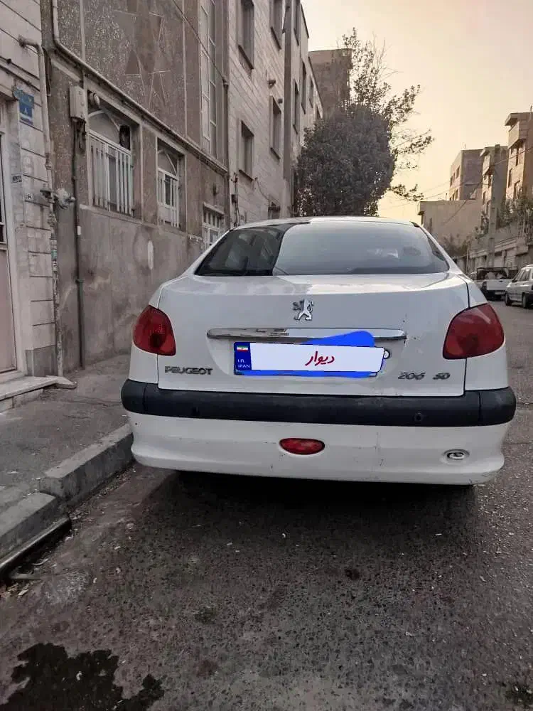 206 sd مدل 96|خودرو سواری و وانت|تهران, یاخجی آباد|دیوار