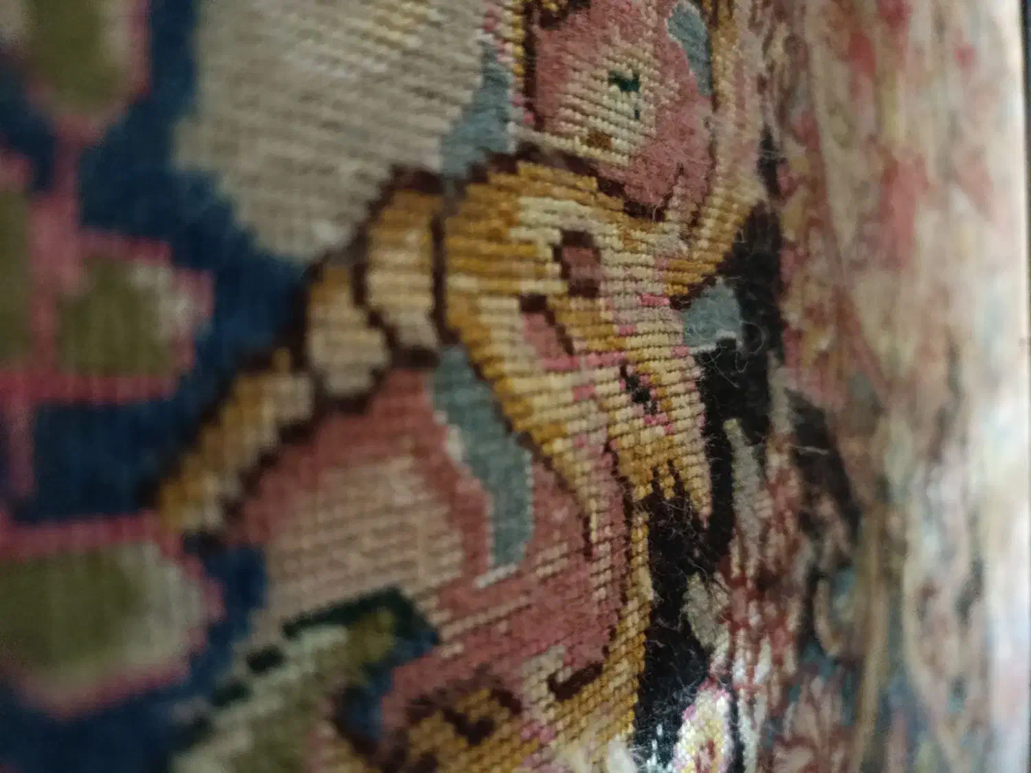 فرش دست باف نیمه کاره|فرش|تبریز, |دیوار