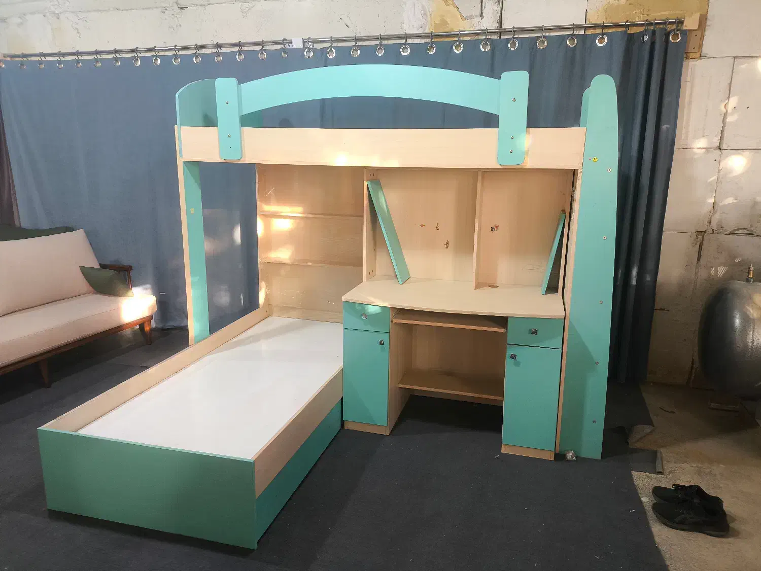 تخته دوطبقه و دونفره|تخت و سرویس خواب|تهران, اختیاریه|دیوار