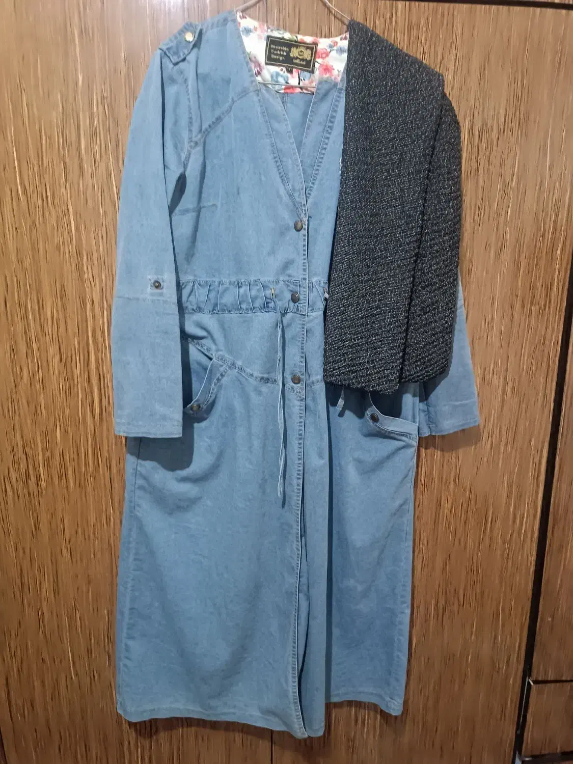 مانتوبلند جین پاییزه|لباس|زنجان, |دیوار