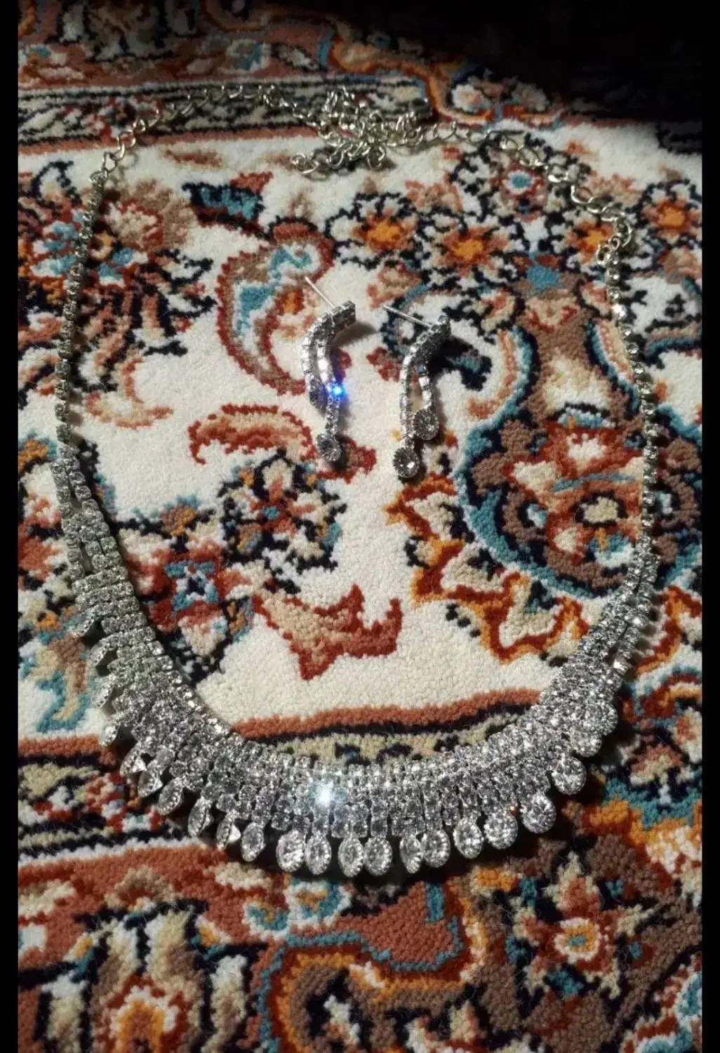 گردنبند و گوشواره مجلسی|بدلیجات|سنندج, |دیوار