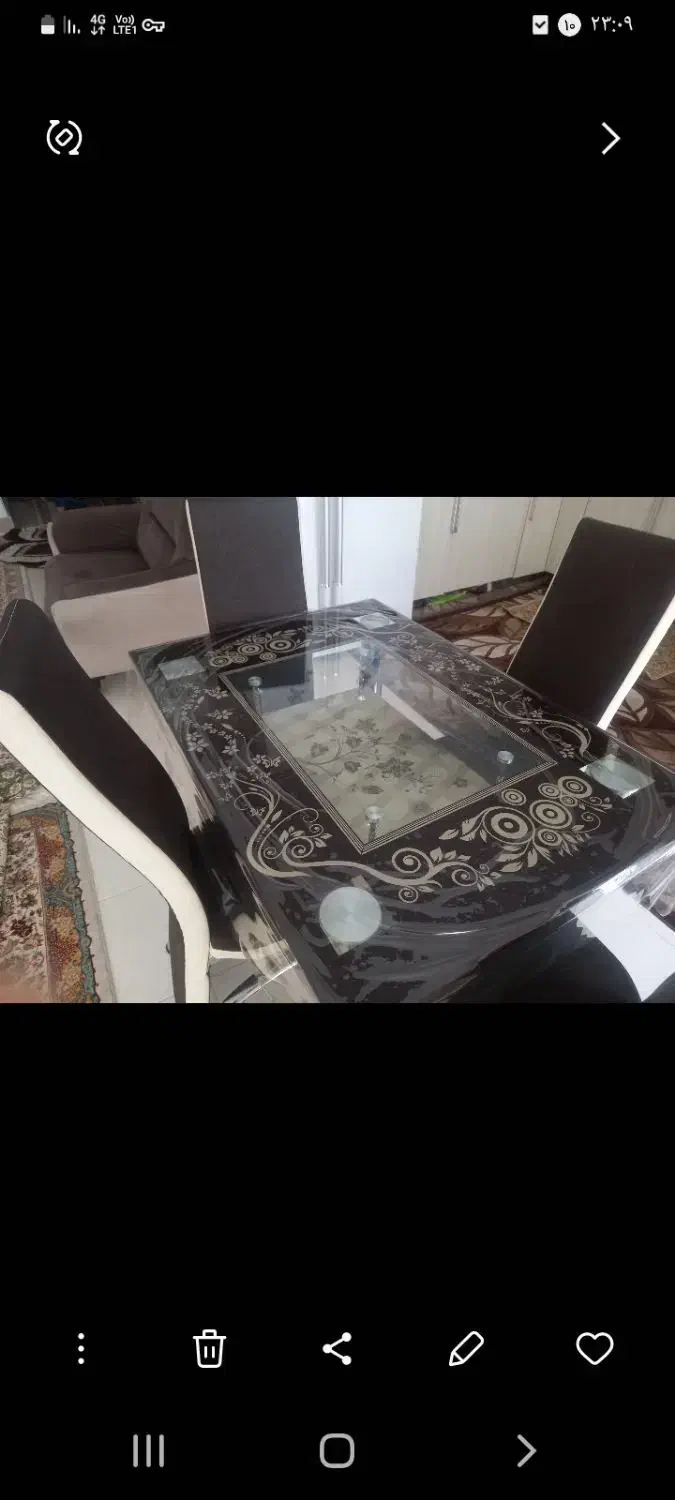 میز غذاخواری به علت مهاجرت تخفیف دارد|میز و صندلی غذاخوری|قم, عمار یاسر|دیوار