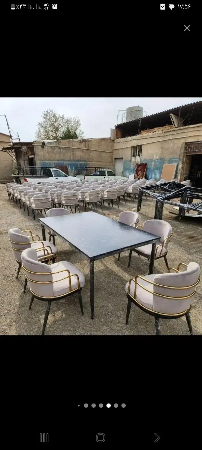 میزوصندلی پلانتر جگرکی‌ رستوران‌ کافی‌شاپ|میز و صندلی غذاخوری|اهواز, گلستان|دیوار