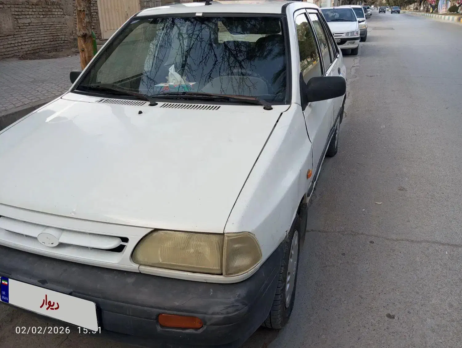 پراید ۸۶سفید سالم|خودرو سواری و وانت|ابریشم, |دیوار