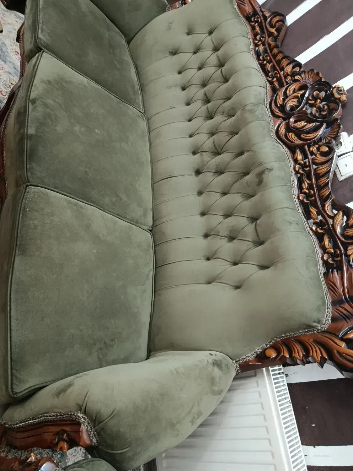 مبل سلطنتی ۹ نفره با میز عسلی|مبلمان خانگی و میز عسلی|زنجان, |دیوار