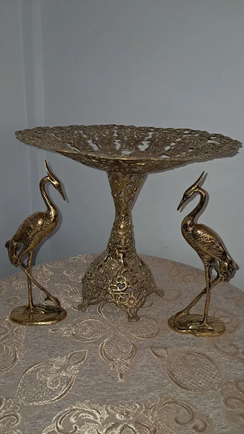 ظرف برنجی|ظروف سرو و پذیرایی|ابهر, |دیوار