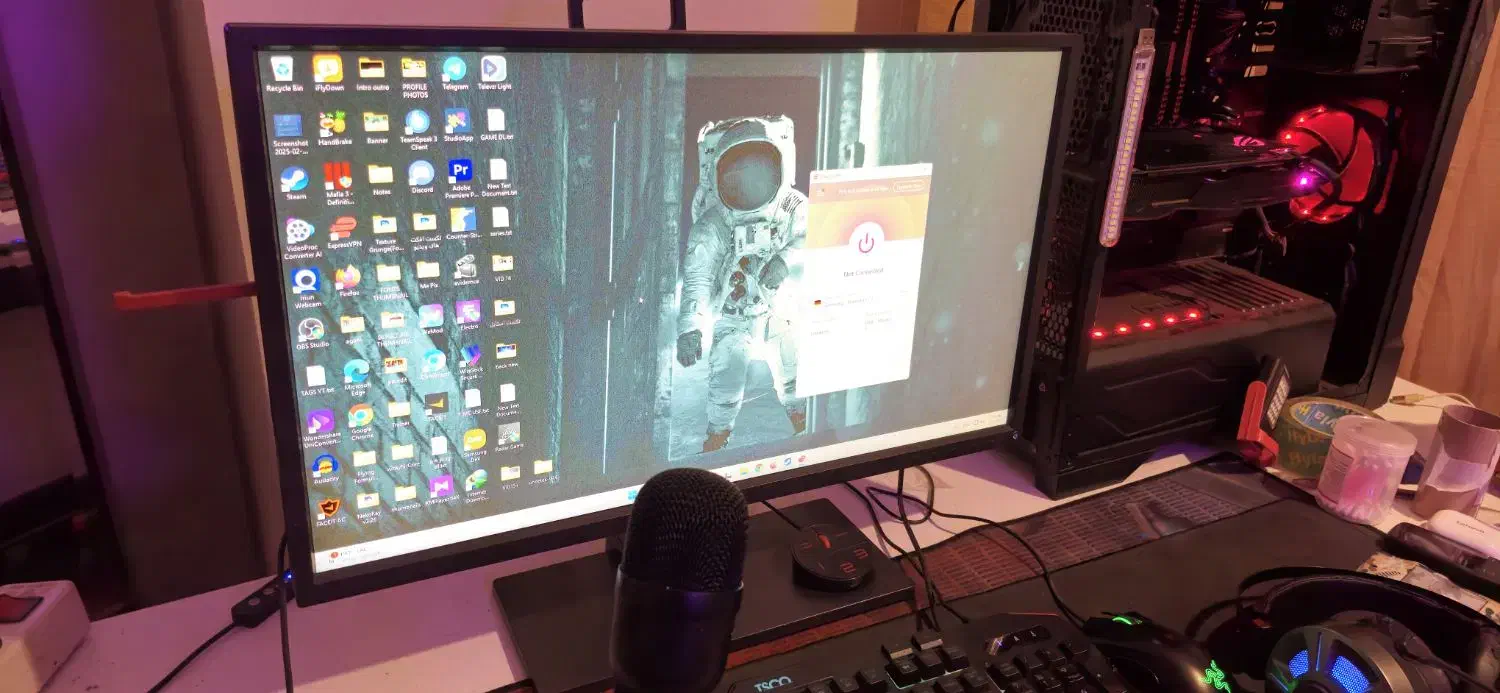 مانیتور گیمینگ ۲۴۰ هرتز بنکیو BenQ|قطعات و لوازم جانبی رایانه|ساری, |دیوار