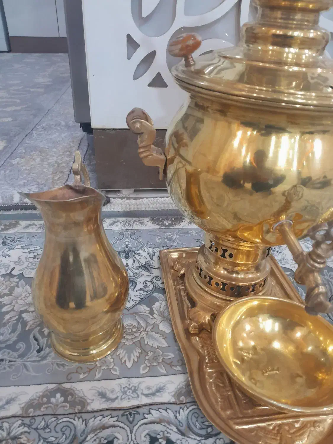 سماور برنجی|سماور، چای‌ساز، قهوه‌ساز|بروجرد, |دیوار