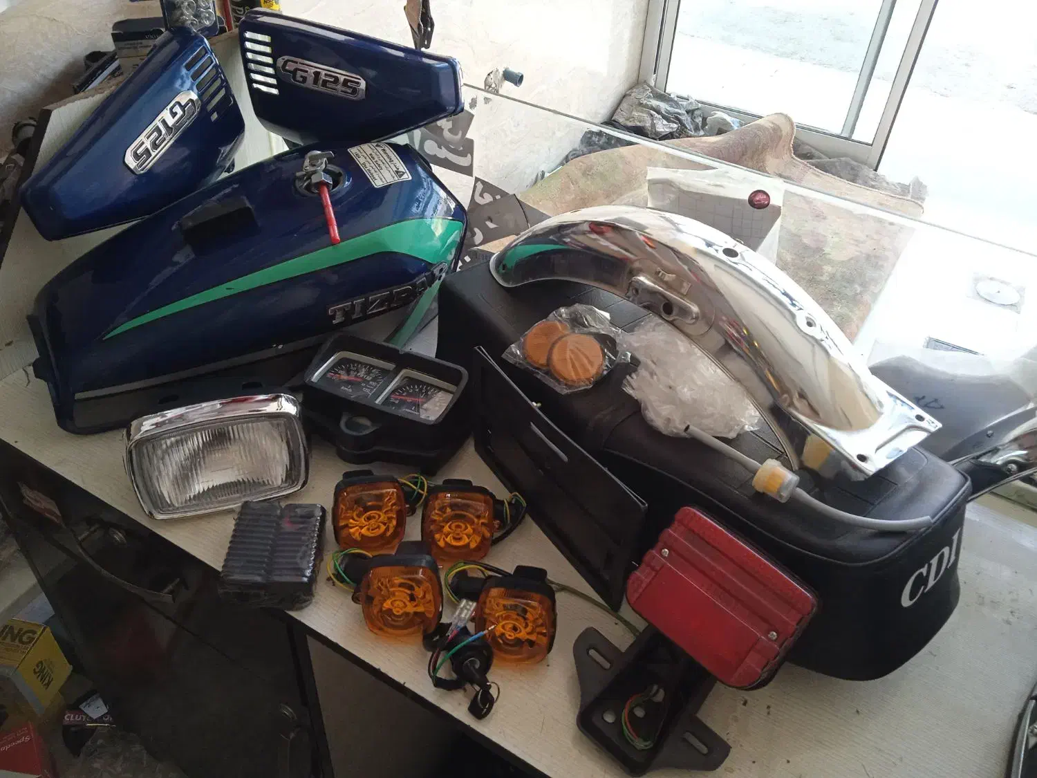 لوازم یدکی موتور سیکلت پک اقتصادی|قطعات یدکی و لوازم جانبی|مشهد, نظام دوست|دیوار