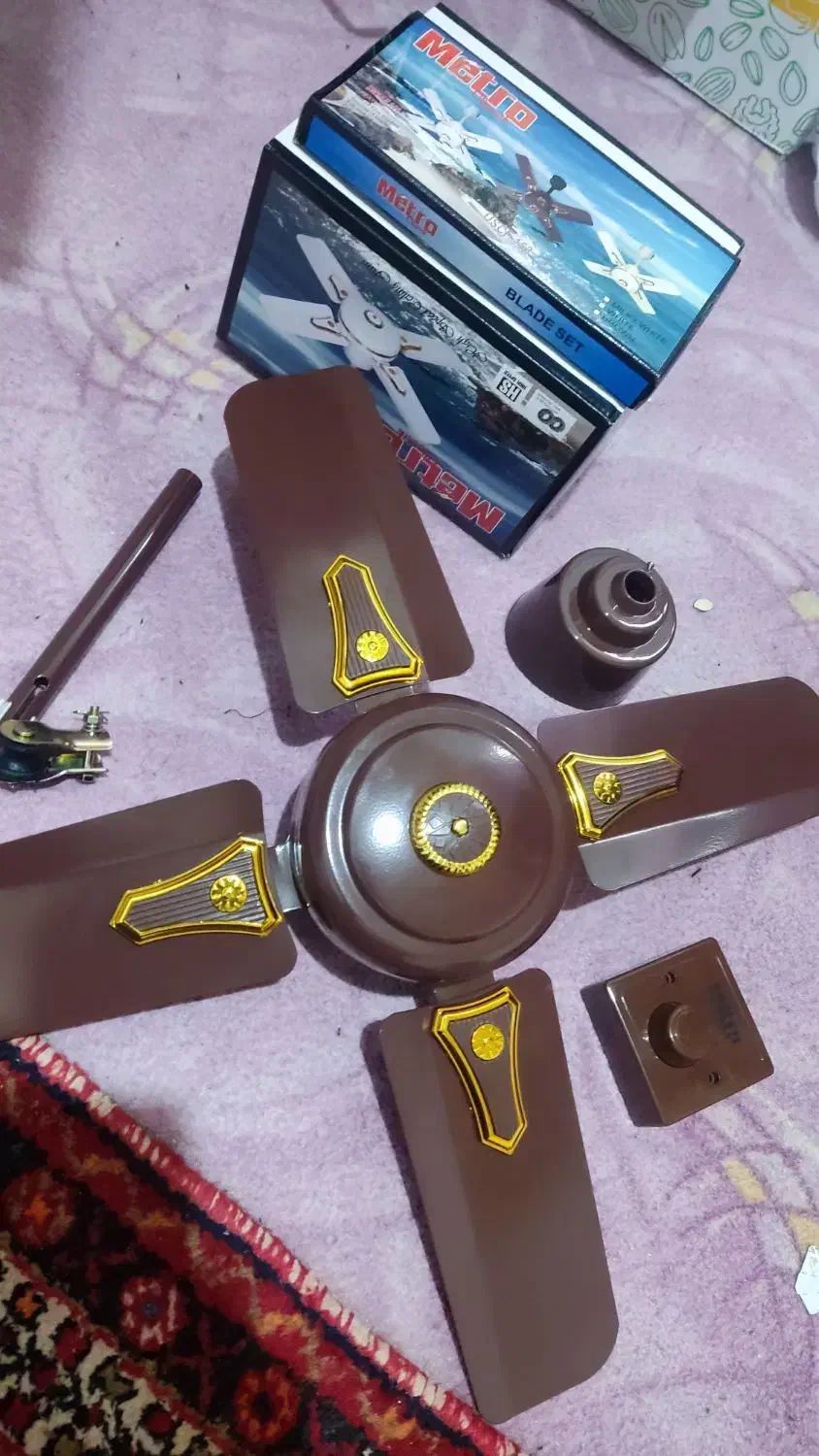 پنکه سقفی|پنکه و تصفیه‌کنندهٔ هوا|قشم, |دیوار