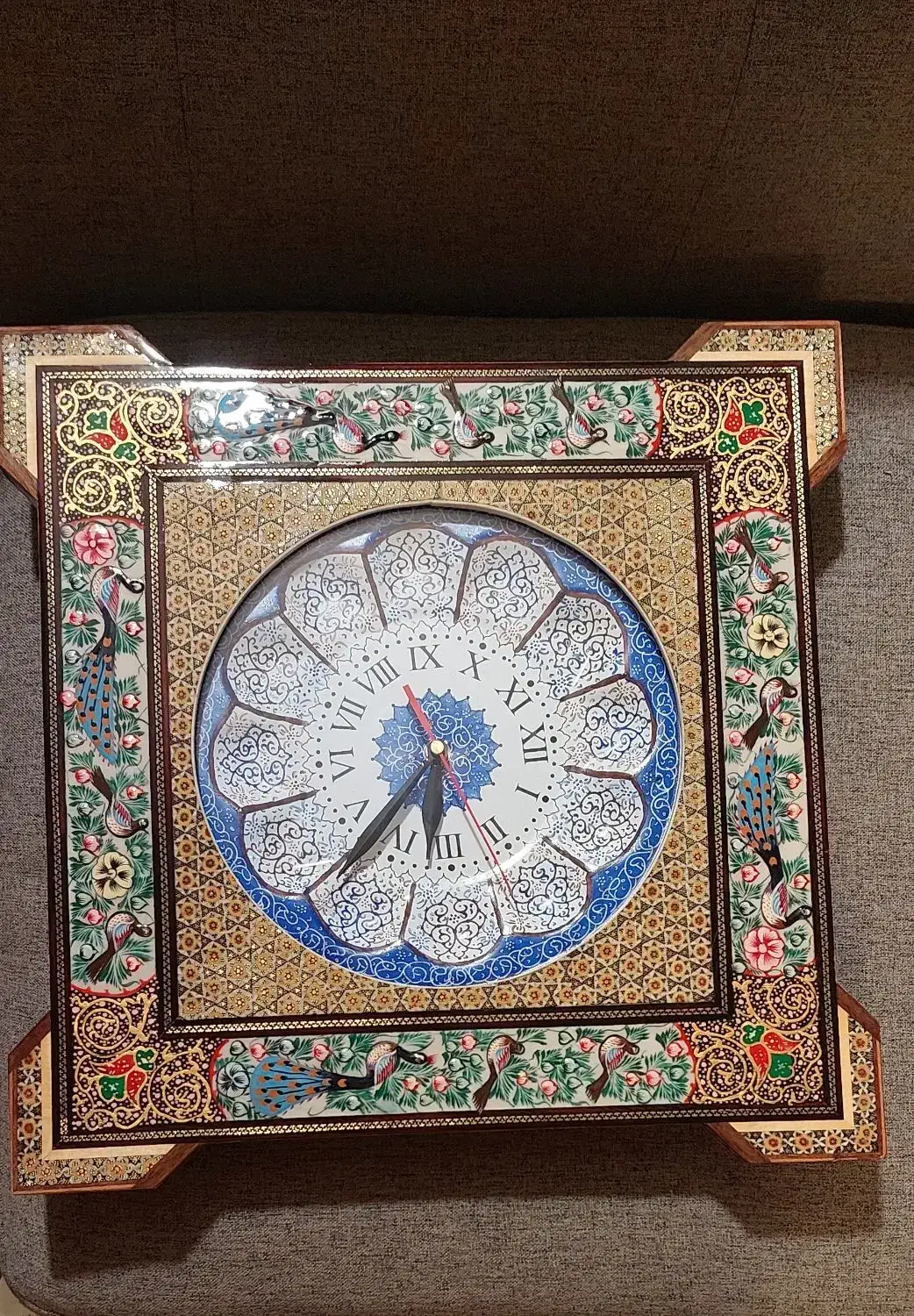 ساعت دیواری مینا کاری اصفهان|ساعت دیواری و تزئینی|پردیس, فاز ۸|دیوار