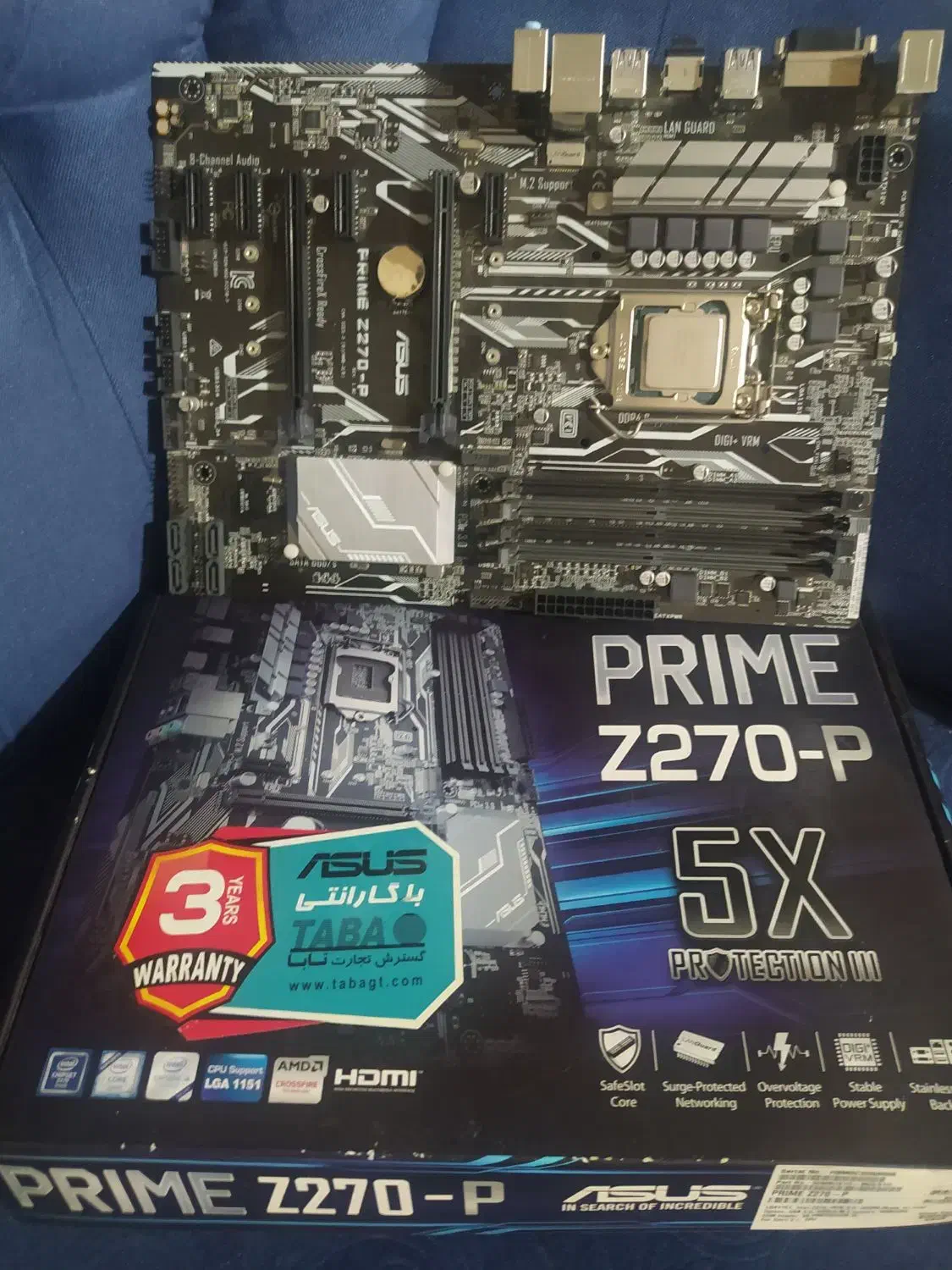 مادربرد ASUS Z270-P|قطعات و لوازم جانبی رایانه|ری, سیزده آبان|دیوار