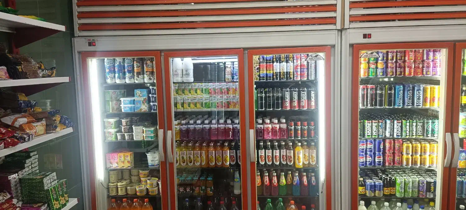 فروش یخچال ایستاده سه درب دو طرف شیشه نو نو|فروشگاه و مغازه|سیرجان, |دیوار