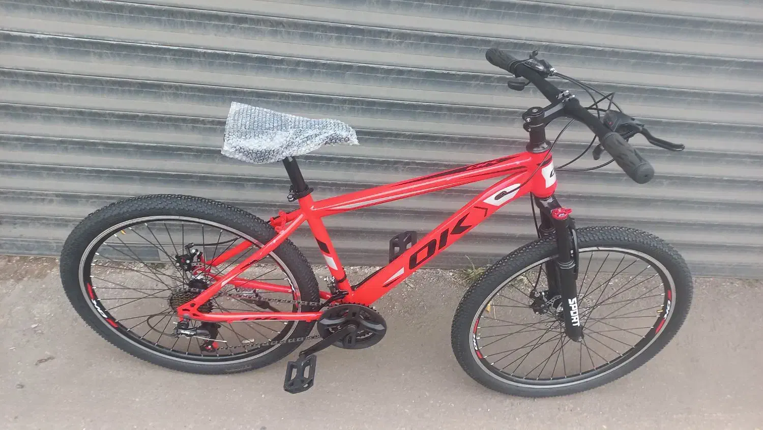 دوچرهه سایز ۲۶ اوکی کمک قفل شو دیسکی آکبند|دوچرخه، اسکیت، اسکوتر|رشت, پیرکلاچای|دیوار