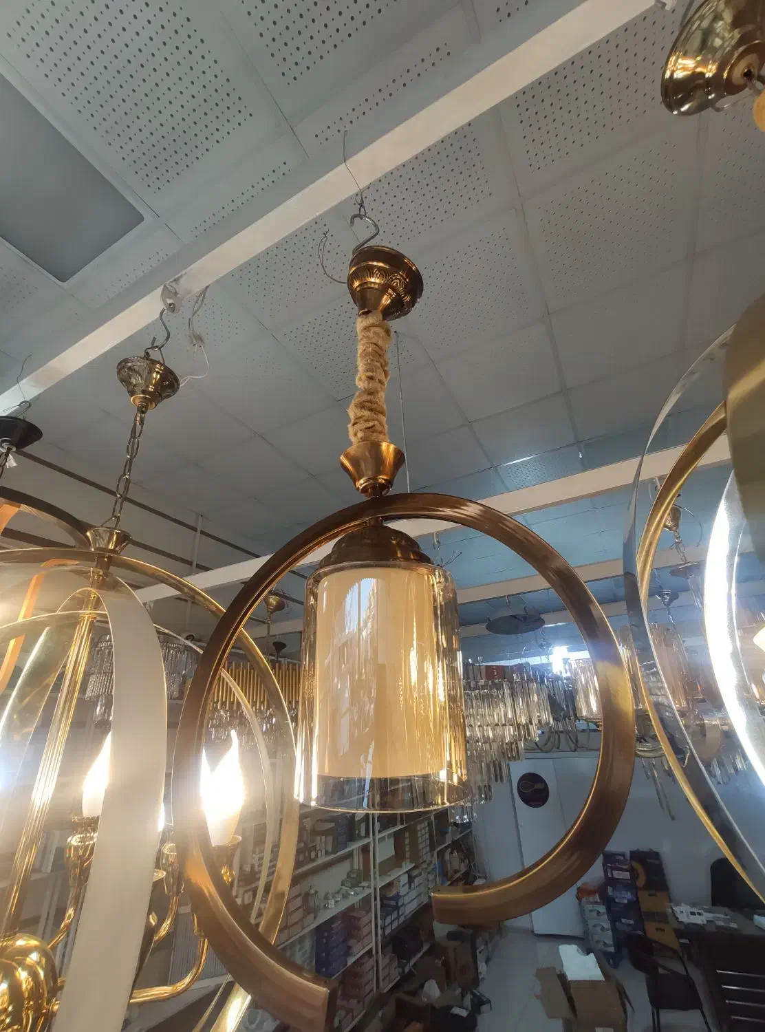 لوستر تک شعله|لوستر و چراغ آویز|سنندج, |دیوار