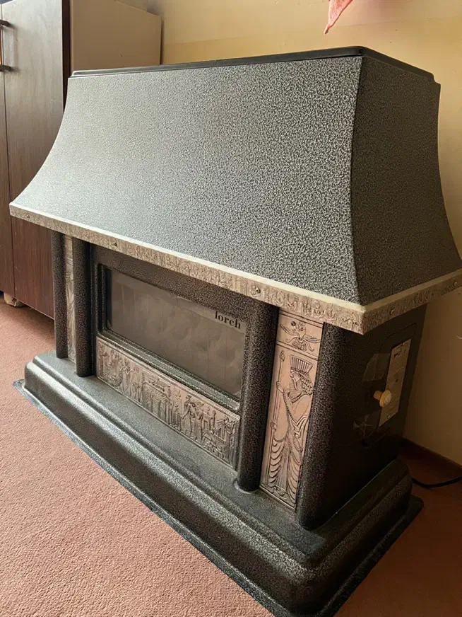 بخاری گازی طرح شومینه|بخاری، هیتر، شومینه|برازجان, |دیوار