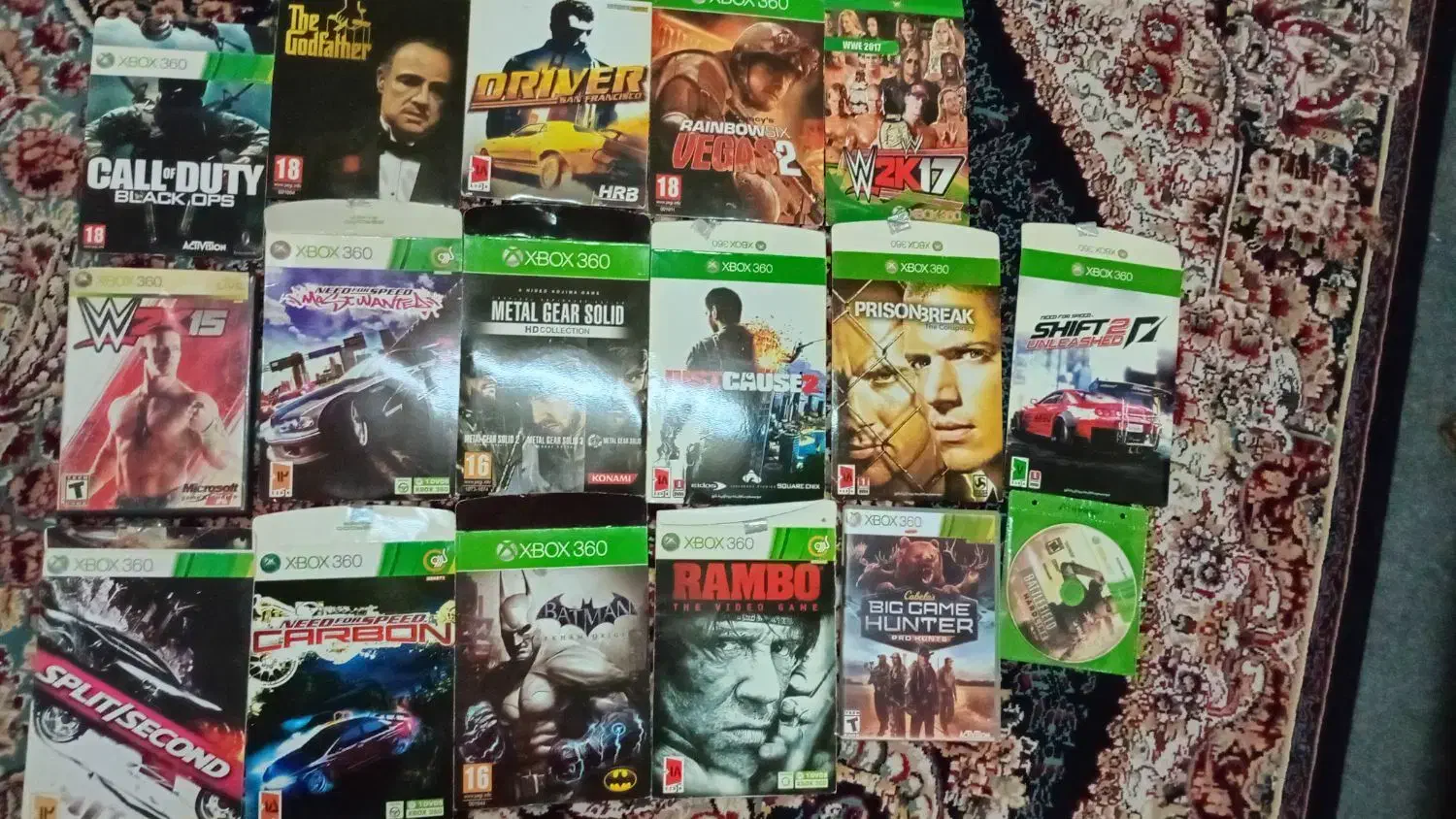 دسته بازی ایکس باکس ۳۶۰.کابل دسته. بازی.آداپتور|کنسول، بازی ویدئویی و آنلاین|کیاشهر, |دیوار