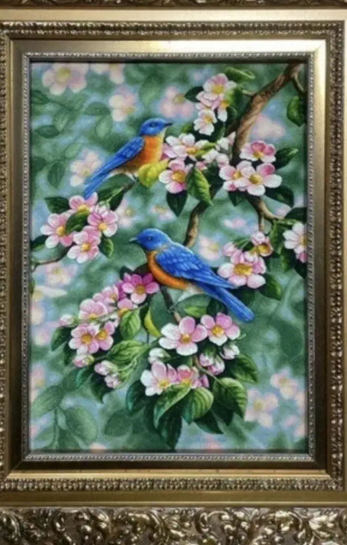 تابلو دست بافت ابریشم 25|تابلو فرش|الوند, |دیوار