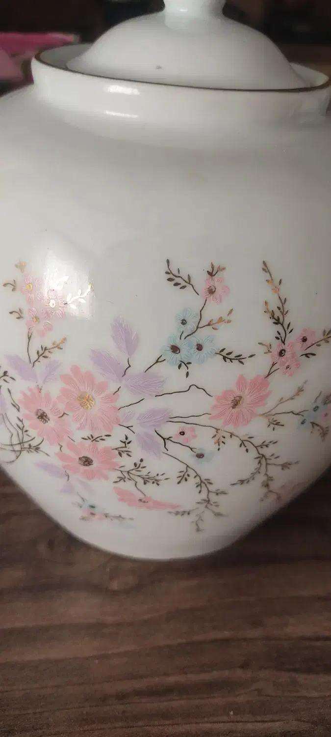 قوری بزرگ نو گل افسون چینی البرز|قوری، کتری، قهوهساز دستی|قزوین, |دیوار