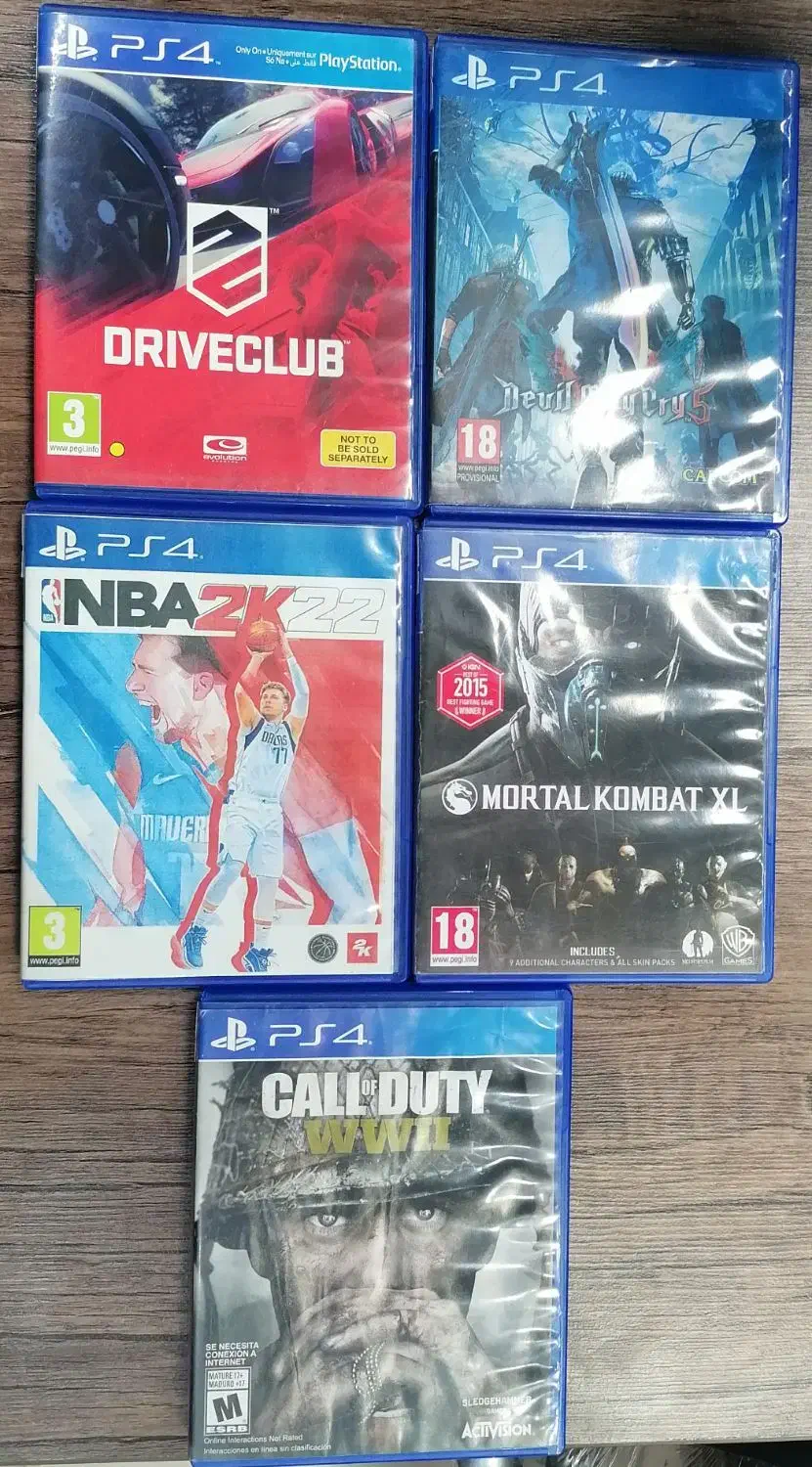 20 عدد دیسک بازی پلی استیشن 4|کنسول، بازی ویدئویی و آنلاین|شاهینشهر, فردوسی|دیوار