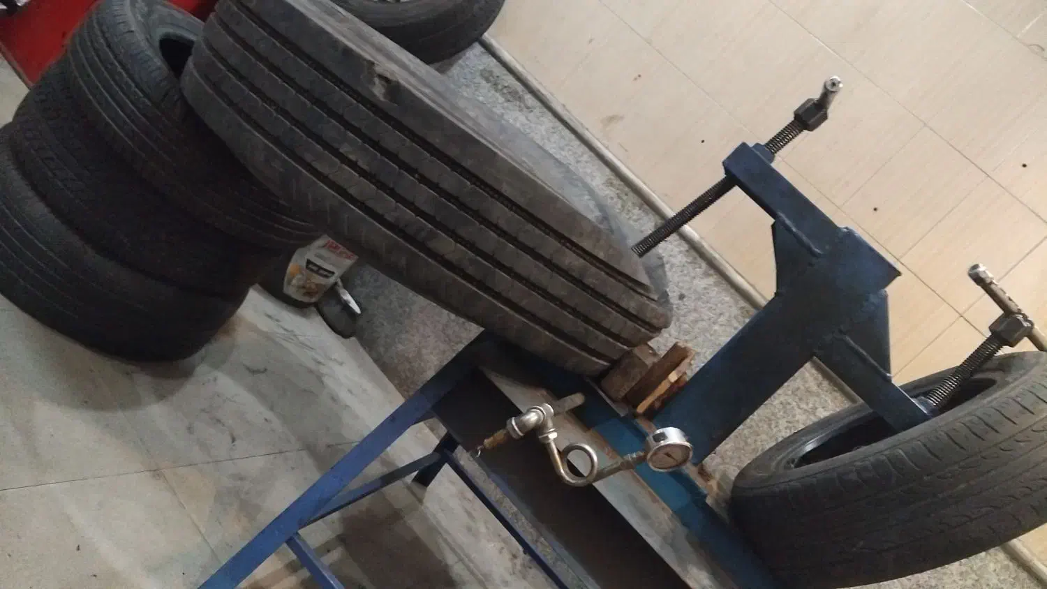 پخت لاستیک با بخارسنگین و سواری تعمیر رینگ اسپورت|قطعات یدکی و لوازم جانبی|تبریز, |دیوار