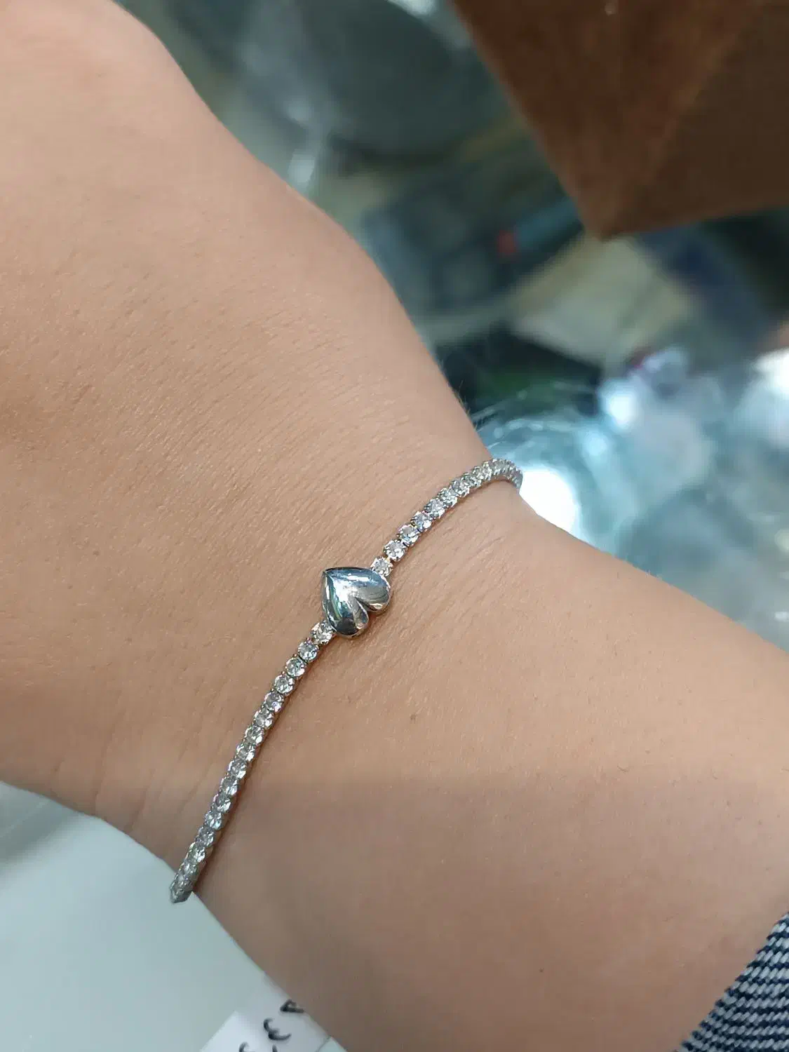 دستبند تنیسی نقره / اقساط ۳ماهه / روز زن|جواهرات|یزد, |دیوار