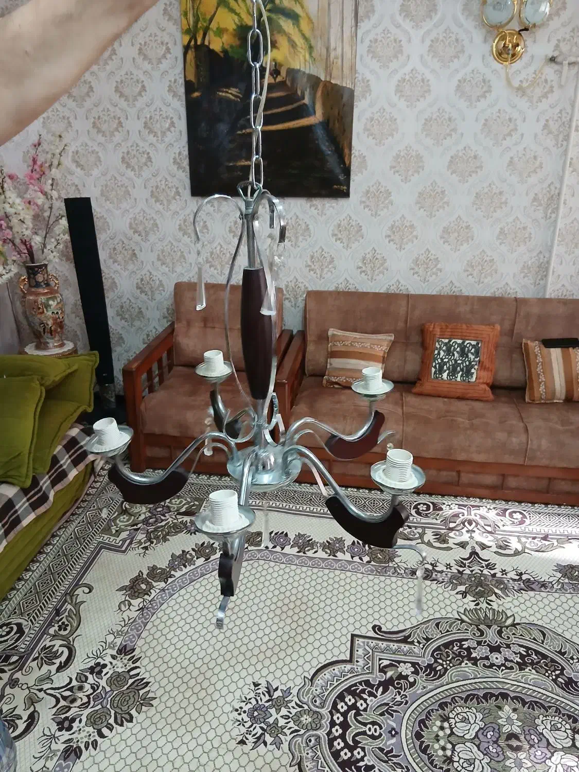 لوستر|لوستر و چراغ آویز|اردبیل, |دیوار