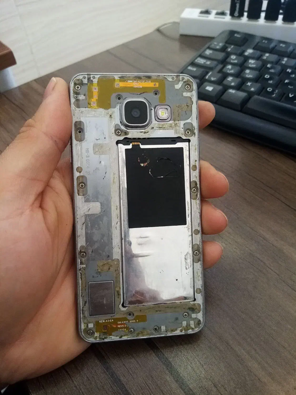 سامسونگ A3 2016 نیازمند تعمیر|موبایل|صائین قلعه, |دیوار