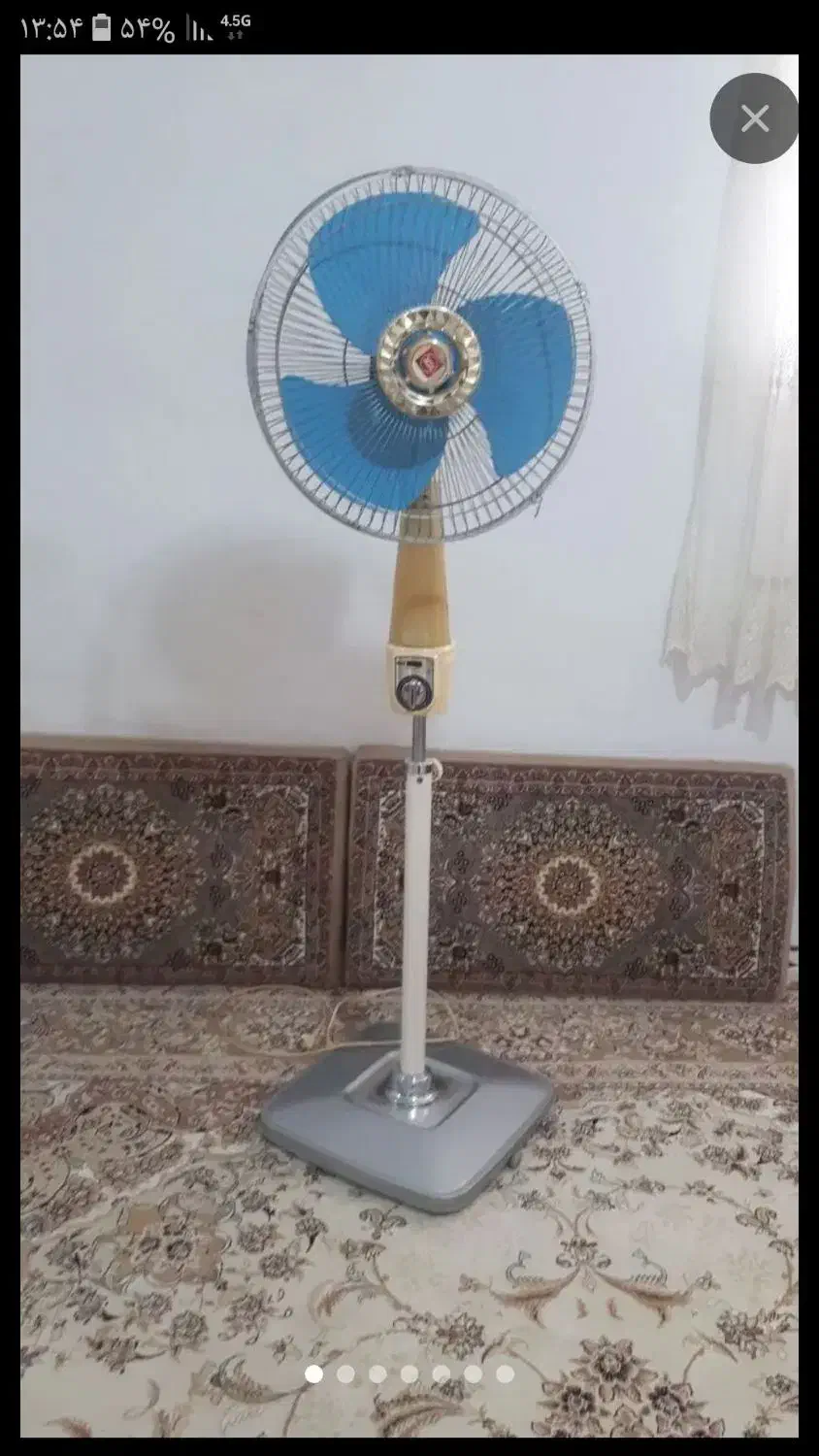 پنکه Kdkقدیمی ژاپن اصل صحیح وسالم|پنکه و تصفیه‌کنندهٔ هوا|کرمانشاه, |دیوار