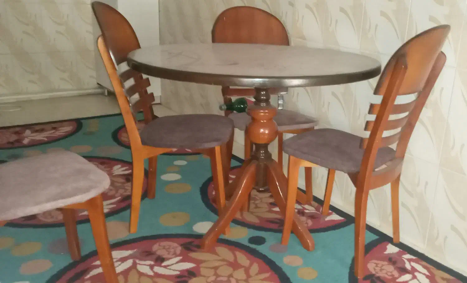 میزناهارخوری ۴نفره|میز و صندلی غذاخوری|قره چای, |دیوار