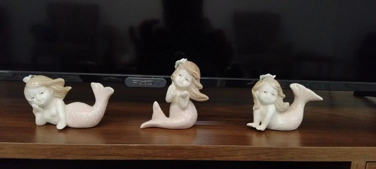 مجسمه دکوری جنس چینی اصل خارجی|مجسمه، تندیس، ماکت|آمل, |دیوار