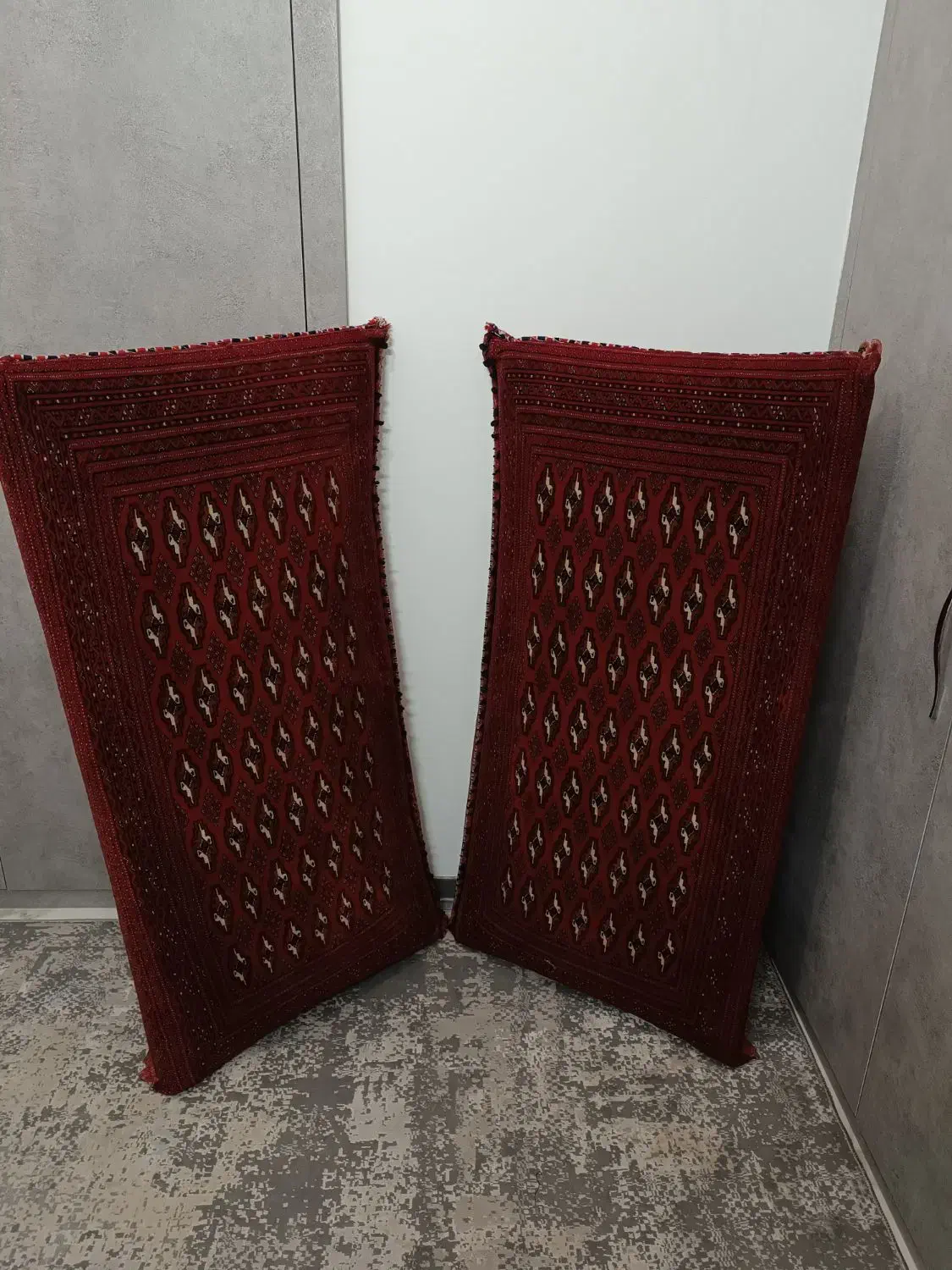 پشتی دست باف ترکمن|پشتی|مشهد, شفا|دیوار