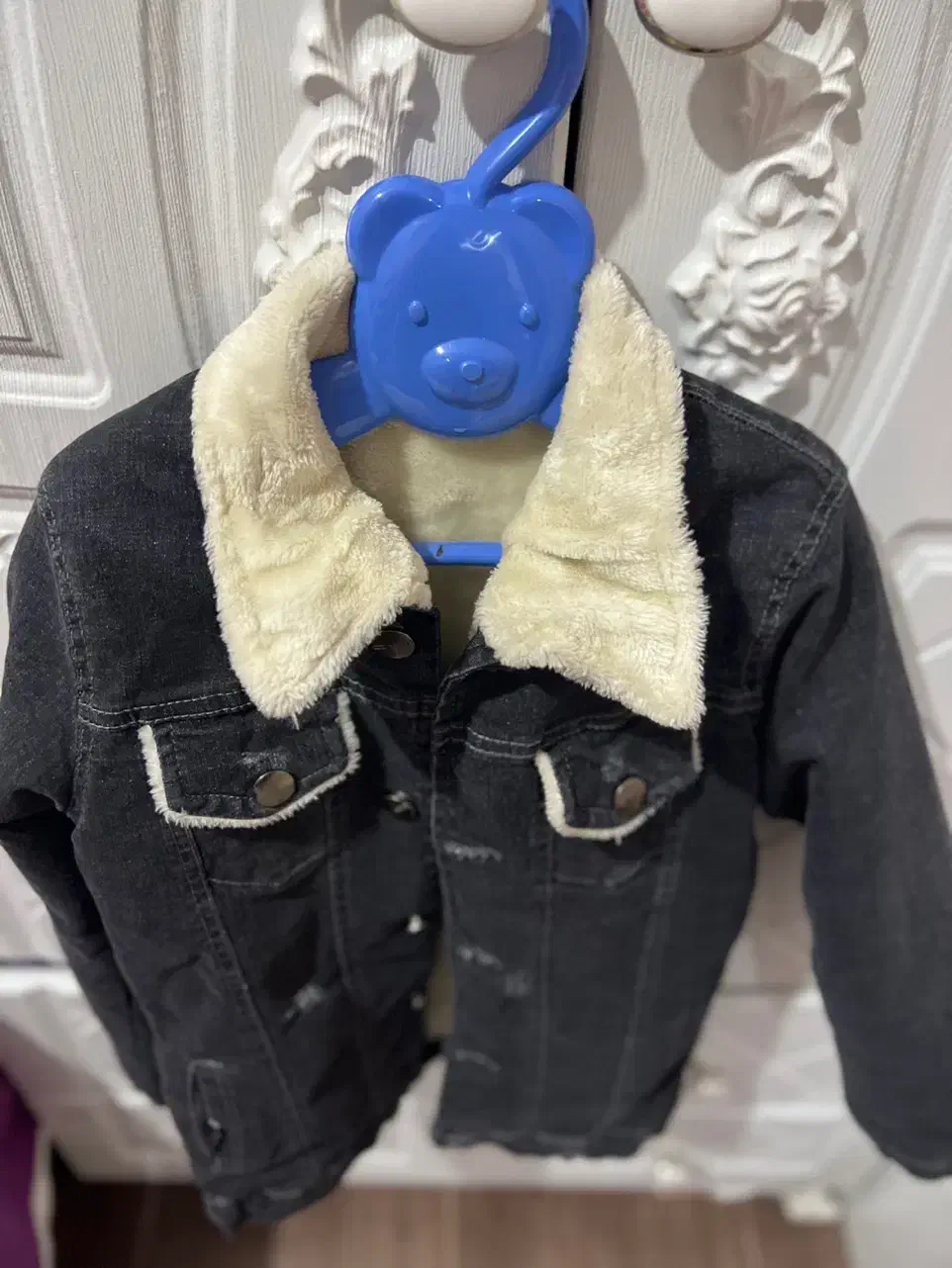 کت جین ذغالی تو خز|لباس|رفسنجان, |دیوار