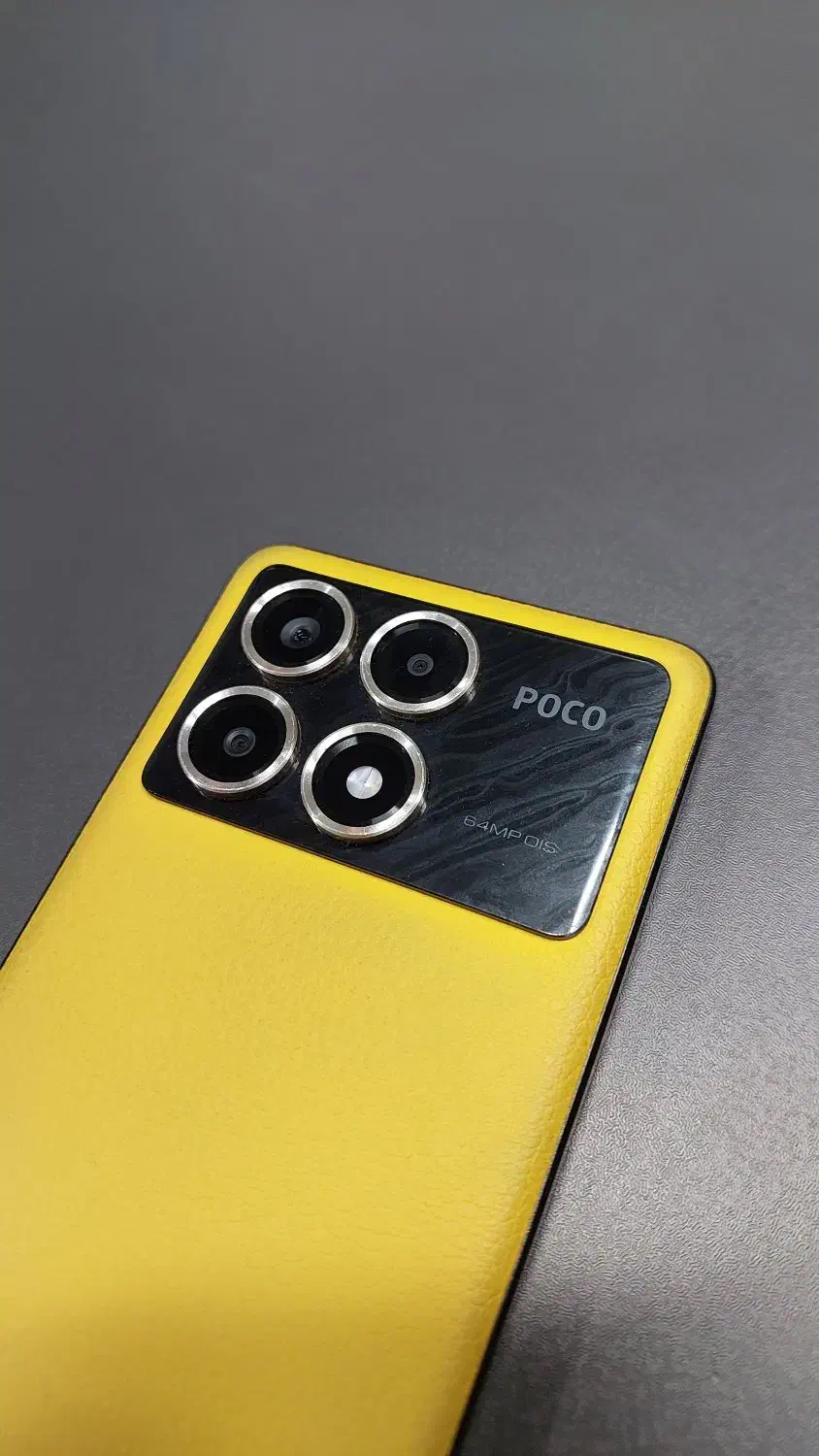 فروش Poco X6 PRO پشت چرم زرد رنگ|موبایل|شیراز, دشت چنار|دیوار
