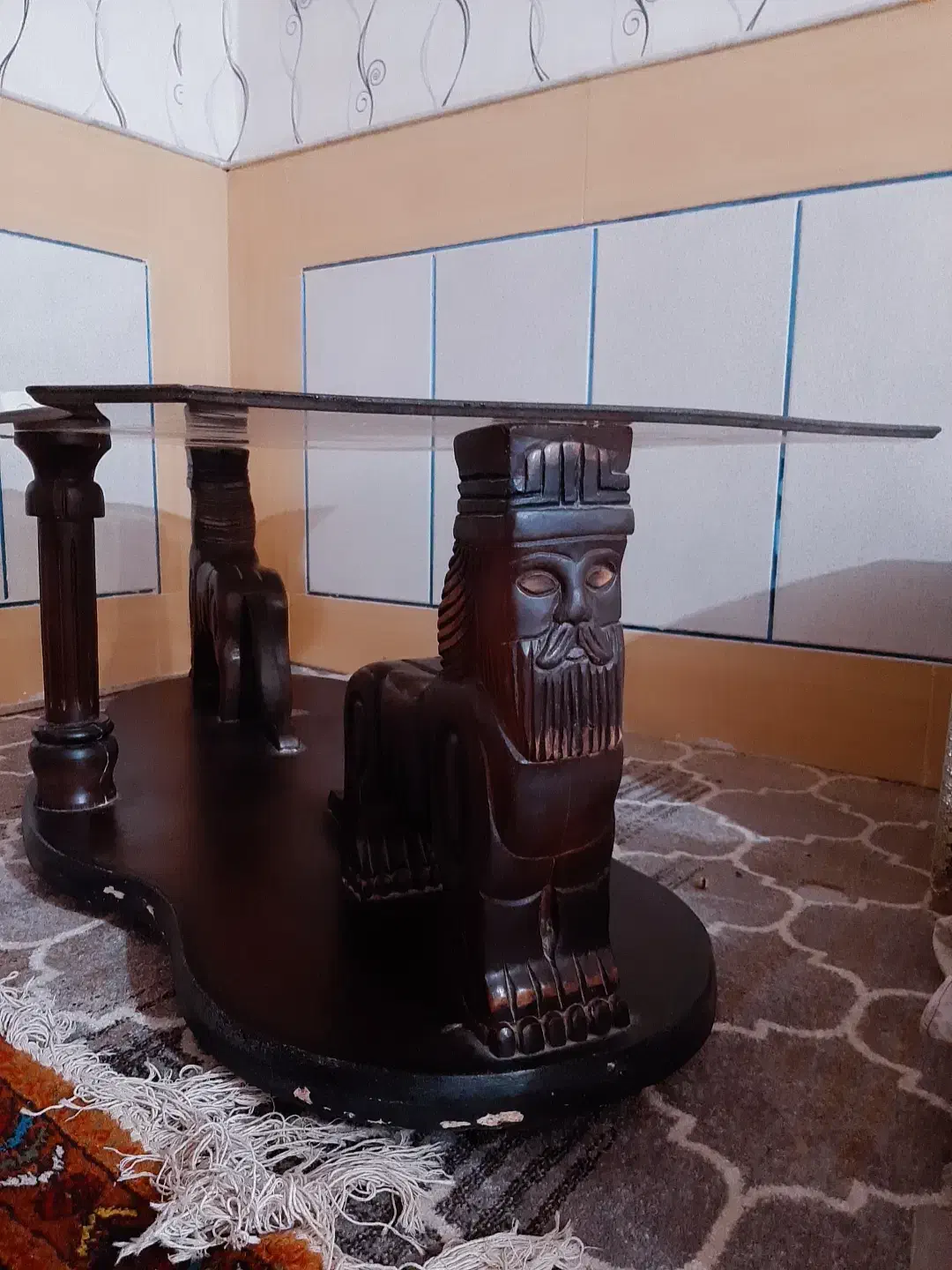 میز جلو مبلی تک|مبلمان خانگی و میز عسلی|رفسنجان, |دیوار