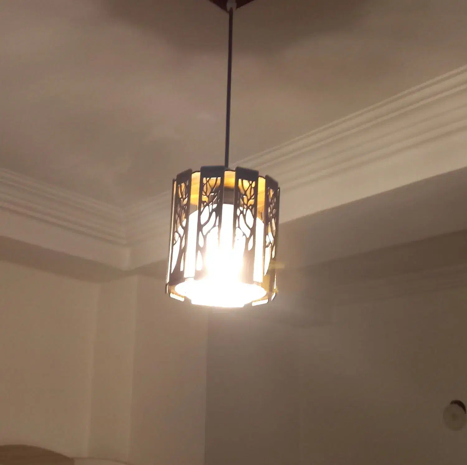 ۴ عدد لوستر چوبی نو بسیار شیک|لوستر و چراغ آویز|گرگان, |دیوار