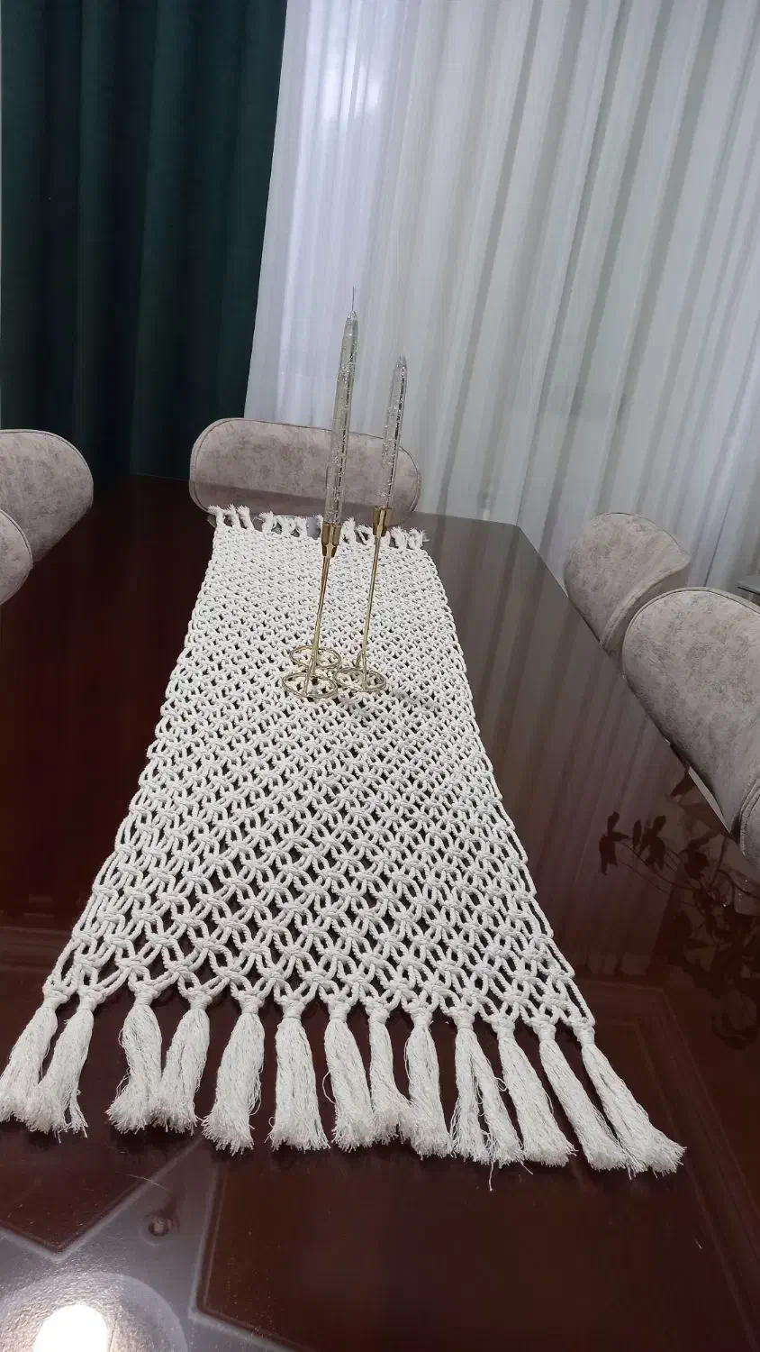 مکرومه|پرده، رانر، رومیزی|رشت, رودباری|دیوار