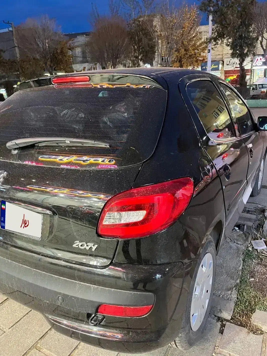 207 مشکی|خودرو سواری و وانت|زنجان, |دیوار