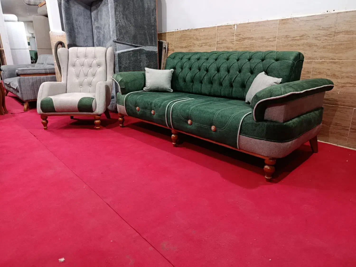 مبل راحتی به قیمت تولید به دلیل چک|مبلمان خانگی و میز عسلی|مشهد, طبرسی شمالی|دیوار