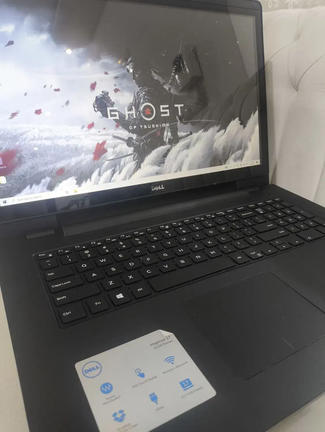 لپتاپ دل 17 اینچ لمسی گرافیکدار|رایانه همراه|بندر کنگان, |دیوار