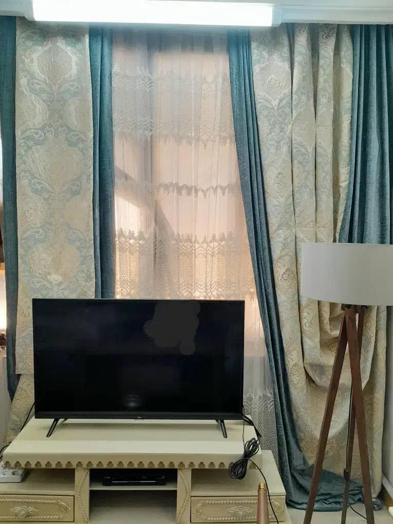 پرده کامل با زیر پرده ای|پرده، رانر، رومیزی|پاکدشت, پاکدشت (مامازند)|دیوار