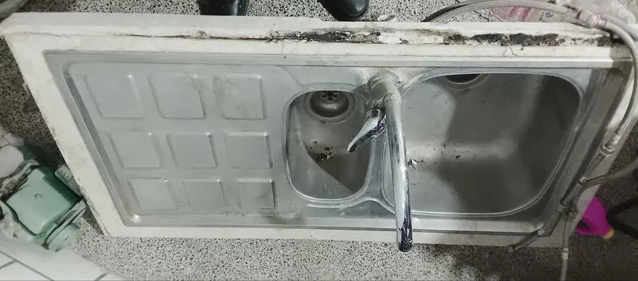 سینک ظرفشویی|آبچکان و نظمدهنده ظروف|کرمان, |دیوار