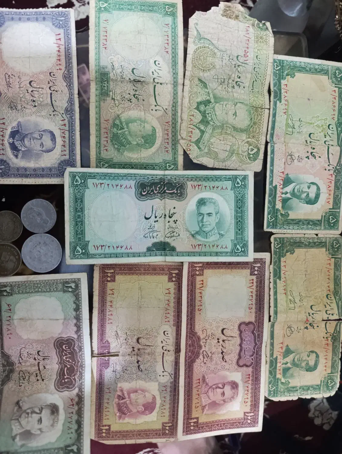 پول رایج پهلوی|کلکسیون سکه، تمبر، اسکناس|پاکدشت, پاکدشت (مامازند)|دیوار