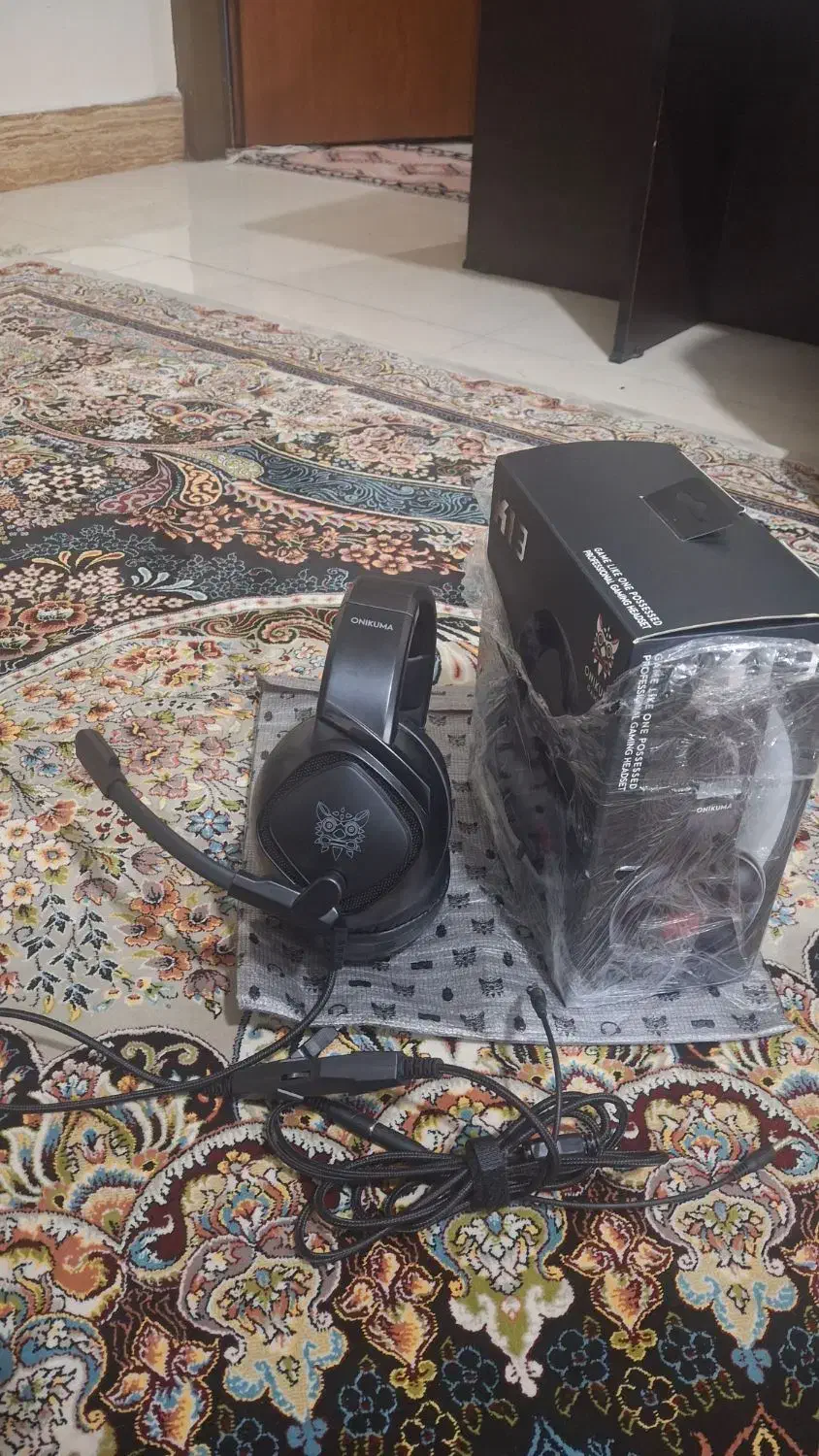 هدفون گیمینگ نو یک بارم استفاده نشده|قطعات و لوازم جانبی رایانه|ساری, |دیوار