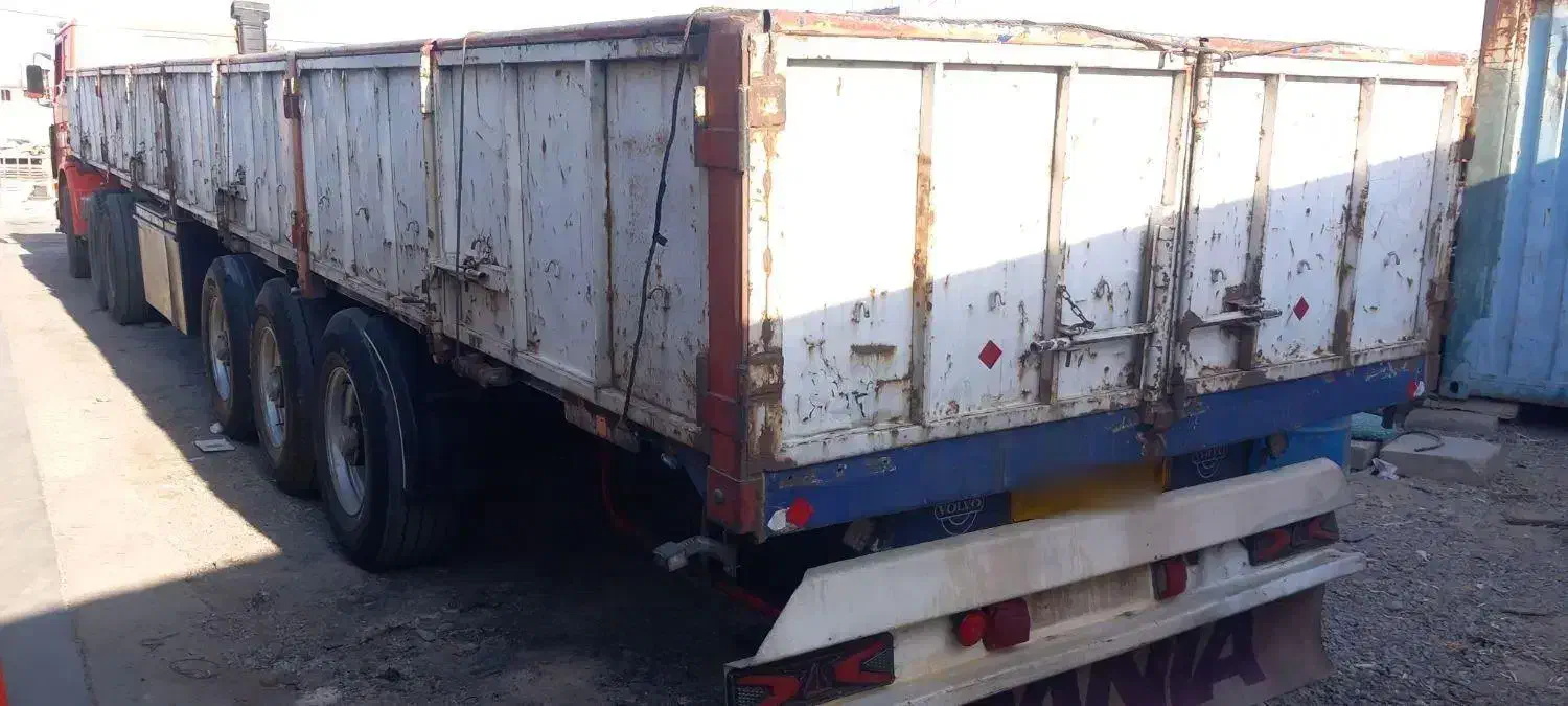 تریلی سه محور زیر بنزی وارداتی آلمانی|خودرو سنگین|صائین قلعه, |دیوار